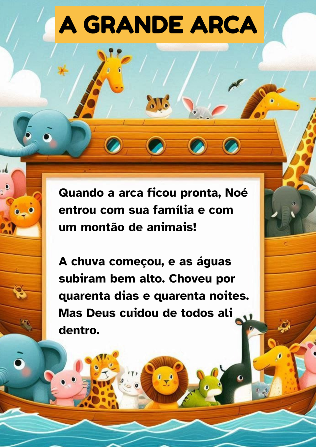 Cópia de BEM-VINDO! Apresentação Você já ouviu falar de pessoas que fizeram coisas incríveis porque confiaram em Deus A Bíblia está cheia de histórias assim! Noé construiu uma grande arca. Abraão